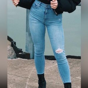 Levi’s Mile High skinny high waisted jeans